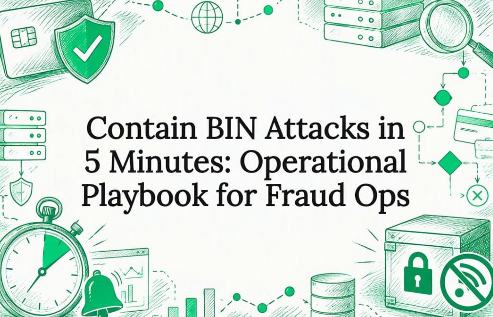 Contain BIN Attacks in 5 Minutes: Operational Playbook for Fraud Ops